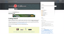 Desktop Screenshot of gettingridofcable.com